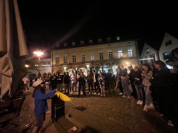 Veranstaltung mit menge